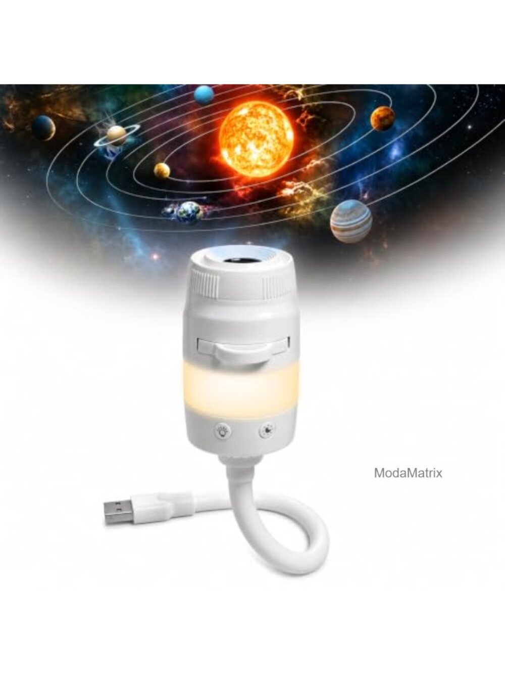 Galaxy Projector Night Light, 13 Films, Touch Control, USB, Adjustable
